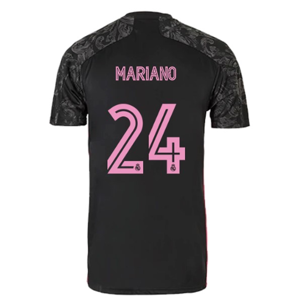 Camiseta Real Madrid Tercera Equipación NO.24 Mariano 2020-2021 Negro